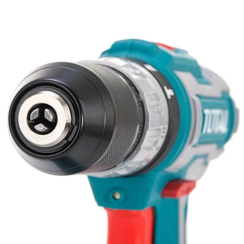 Акумулаторен ударен винтоверт TOTAL Industrial, 20 V, 2 x 2.0 Ah Li-Ion, + аксесоари